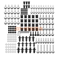 186 PCS Motorcycle Accessories Aluminum Fairing Bolt Screws Kit Fit For BMW R1200S R1200ST R1150RT F