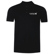 Qatar airways polo shirt qatar airways premium collar shirt/
