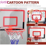 SUISS Indoor Basketball Hoop Set, Foldable Backboard Mini Basketball Hoop for Kids, Exercise Basketb