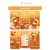 COOKIE savings cards - set of 6 cards - 3 million