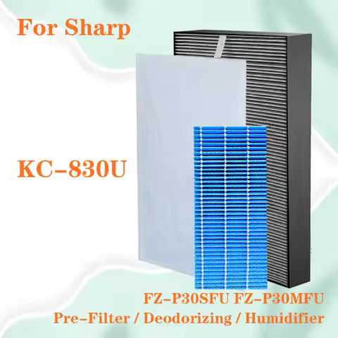 FZ-P30SFU FZ-P30MFU Hepa Deodorizing Filter Replacement for SHARP Air Purifier KC-830U