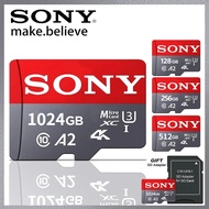 โซนี่อัลตร้าการ์ด SD ขนาดเล็ก1TB 512การ์ด GB SD การ์ด SD 128GB 256GB A2 U3 V30แฟลชบัตร TF คอมพิวเตอร