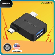Ugreen USB 3.0 OTG Cable Adapter 2 in 1 Micro USB Adapter Type C Cable Converter