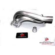 DOWNPIPE PERODUA KELISA KENARI L6 L9 4PISTON WHITE STEEL [EXTENW-L9]
