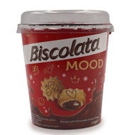 BISCOLATA MOOD , BISCUIT WITH CHOCOLATE CREAM FILLING 115G {1c }