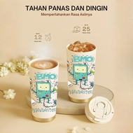 Tumbler BMO Adventure Time Cartoon | 500ml SUS 304 | 100% Leak-Proof | Heat & Cold Resistant 12 Hour