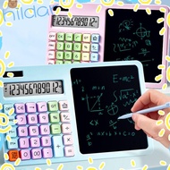 HLAR  Calculator, Dual Power Supply 12-Digit Scientific Calculator, Large LCD Display With LCD Writi