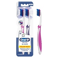[East Malaysia] Oral B 3D White Soft Toothbrush 2 Counts