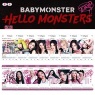 BABYMONSTER Transparent Card Baby Monster New Album AHYEON Merchandise Collection pvc Small Card