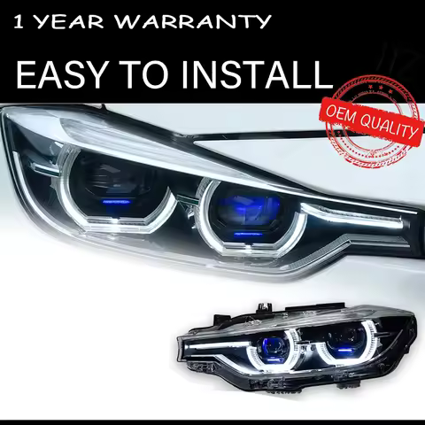 Headlight For BMW F30 2013-2018 320i 325i 328i Car автомобильные товары LED DRL Hella Xenon Lens Hid