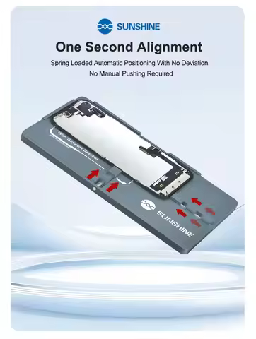 SUNSHINE SS-061A Frame Alignment Laminating Mold for IPhone 12-17 One Second Precise Positioning Ant