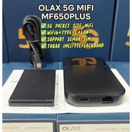 OLAX MF650PLUS 5G MODEM PORTABLE POCKET SIZE WIFI6 TYPE-C with Gbps LAN port