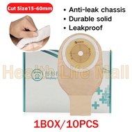 Colostomy Bags 10pcs One-piece System Colostomy Stoma Bag Pouch leostomy Ostomy Bag Cut Size 20mm-60