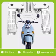 Ebike Bicycle 1Pair Aluminum Alloy Ebike Pedal Set Foot Rest Foldable Footrest Pedal Replacement