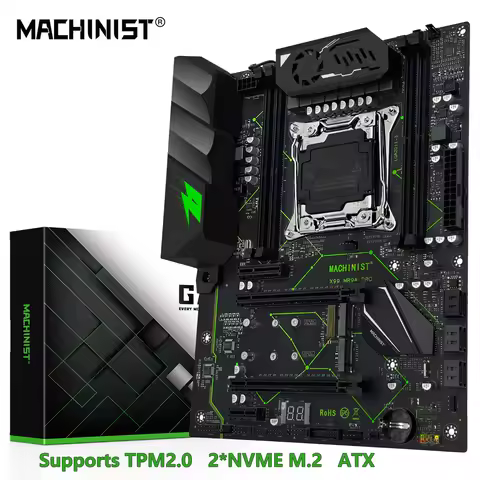 MACHINIST MR9A PRO ATX X99 Motherboard Support TPM2.0 LGA 2011-3 Xeon E5 V3/V4 CPU processor DDR4 Fo