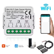 yunhaoSK-Tuya Garage Door Opener Controller Gate Door Switch Module for Home Yandex Voice Life Remot