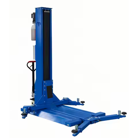 CE Approved 2.5/3T Movable Single Post Hydraulic 1 Post Auto Hoist Car Lift Movable Single Post Hydr