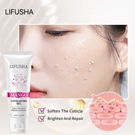 LIFUSHA Skin Care Face Exfoliating Cream Whitening Moisturizer Repair Facial Scrub Cleaner Acne Blac