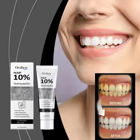 Hydroxyapatite W-hitening Teeth Toothpaste Enamel Repair Oral Hygiene Cleaning Stain Removal Fresh B