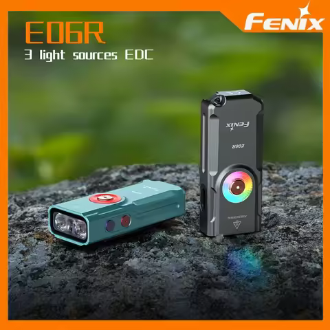 Fenix E06R Flashlight 700 Lumens 3-in-1 EDC Keychain Flash light TYPE-C Rechargeable Bulit-in 750mAh