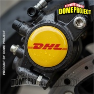 DHL RAISED STICKER FLEXIBLE EMBLEM WATERPROOF BRAKE CALIPER