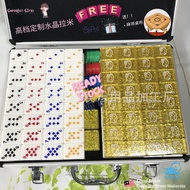 LIMITED EDITION Hello Kitty Crystal Mahjong 4Player Mahjong 3Player Rummy Lami Cinami Mahjong Set Go