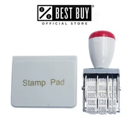 Dater Vd-400S 3.2x7.7x2.5Cm YYYY/MM/DD with Stamp Pad