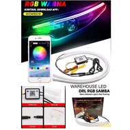 Flexible RGB MATRIX Eyebrow LED Light WRGB APP Welcome Led + RGB Matrix Length 30 & 60 cm