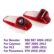 2Pcs LED Car Door Light Bulbs Ghost Shadow Welcome Lamp Auto Accessories For Porsche Panamera 970 Bo