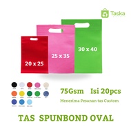 Taska - Oval Spunbond Bag 20x25 25x35 30x40 Unit Price Tote Bag Many Colors Goodie Bag