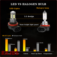[RXJBS] LED Front Fog Lamp Car Light Bulb For Volkswagen VW Tiguan 2 MK2 2016 2017 2018 2019 2020 Ac