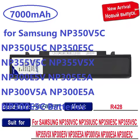 R428 Battery for Samsung NP350V5C NP350U5C NP350E5C NP355V5C NP355V5X NP300E5V NP305E5A NP300V5A NP3