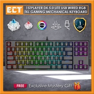 1STPLAYER DK5.0 DK 5.0 Lite / Lite II USB Wired RGB Tenkeyless TKL 87 Keys Gaming Mechanical Keyboar