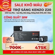 Kenzo Z20 V2 Mini Ball Bearing Spotlight – 28W Super Bright | 2 Cos/Phase Modes | Genuine IP68