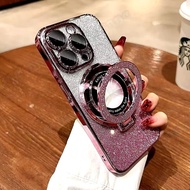 Softcase List Chrome Glitter StandingRing OPPO A55 4g A6PRO A92 A72 A52 Reno 5 Reno 5F Reno 7 4g Ren