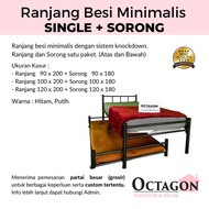 New Ranjang Besi Minimalis + Sorong Anderson