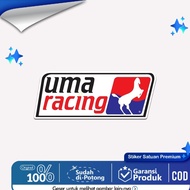 Uma Racing Motorcycle Stickers Glossy Lamination Size 7cm Cutting Stickers 1pcs