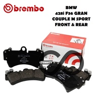 Brembo Front Rear Brake Pad - BMW 428i F36 Gran Couple M Sport