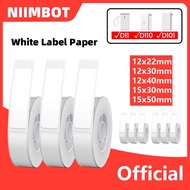 Niimbot D11/D101/D110 Mini Portable Printer White Tape Sticker Papers Waterproof  Anti-Oil No Glue T