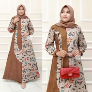 GAMIS BATIK WANITA MUSLIMAH MASA KINI  TERBARU