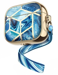 I-BLASON สำหรับ AirPods 3เคส Cosmo 360 ° เคสหินอ่อนที่มีสไตล์เข้ากันได้กับ AirPods 3rd เคส2021