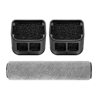 Floor scrubber roller brush+filter compatible with Xiaomi Mijia 4 Pro/4 Max accessories