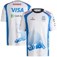 Men's F1 Racing Shirts VISA 2025 Summer Casual Fashion Short Sleeved T Shirt