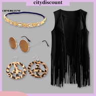 <![CDATA[60s 70s Vintage Hippie Outfit - Retro Sunglasses, Necklaces, Earrings, Tassels for Women]]>