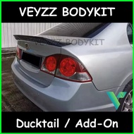 Honda Civic FD Renntech Ducktail Spoiler FRP (WITHOUT PAINT)