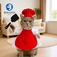 BO Porch Geese Clothes, Washable Adjustable Chef Geese Outfit, Art Dress Cartoon Secure Outdoor Gees