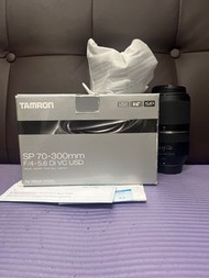 全新一樣 全套有盒 香港行貨有保養 2026-3 Tamron 70-300 70-300mm VC USD A030N 最新款 Nikon F Mount