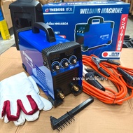 ตู้เชื่อมไฟฟ้า THE BOSS MMA680S เทคโนโลยีญี่ปุ่น รุ่นใหม่ 3ปุ่ม 2จอ สายเชื่อมยาวพิเศษ 10เมตร ตู้เชื่