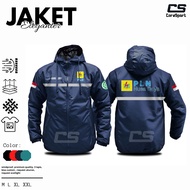 Eleganter Parachute Jacket (PLN Nusa Dayi Logo) - SEMI Waterproof Light & Custom NAME FREE Departmen