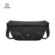 OZUKO Style Splash-Proof Portable Messenger Bag Side Backpack Boy Shoulder Chest